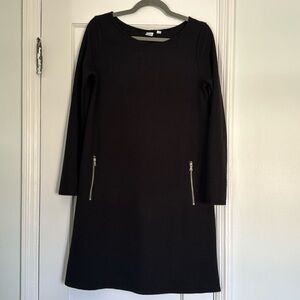 GAP Black Knit Sweater Dress